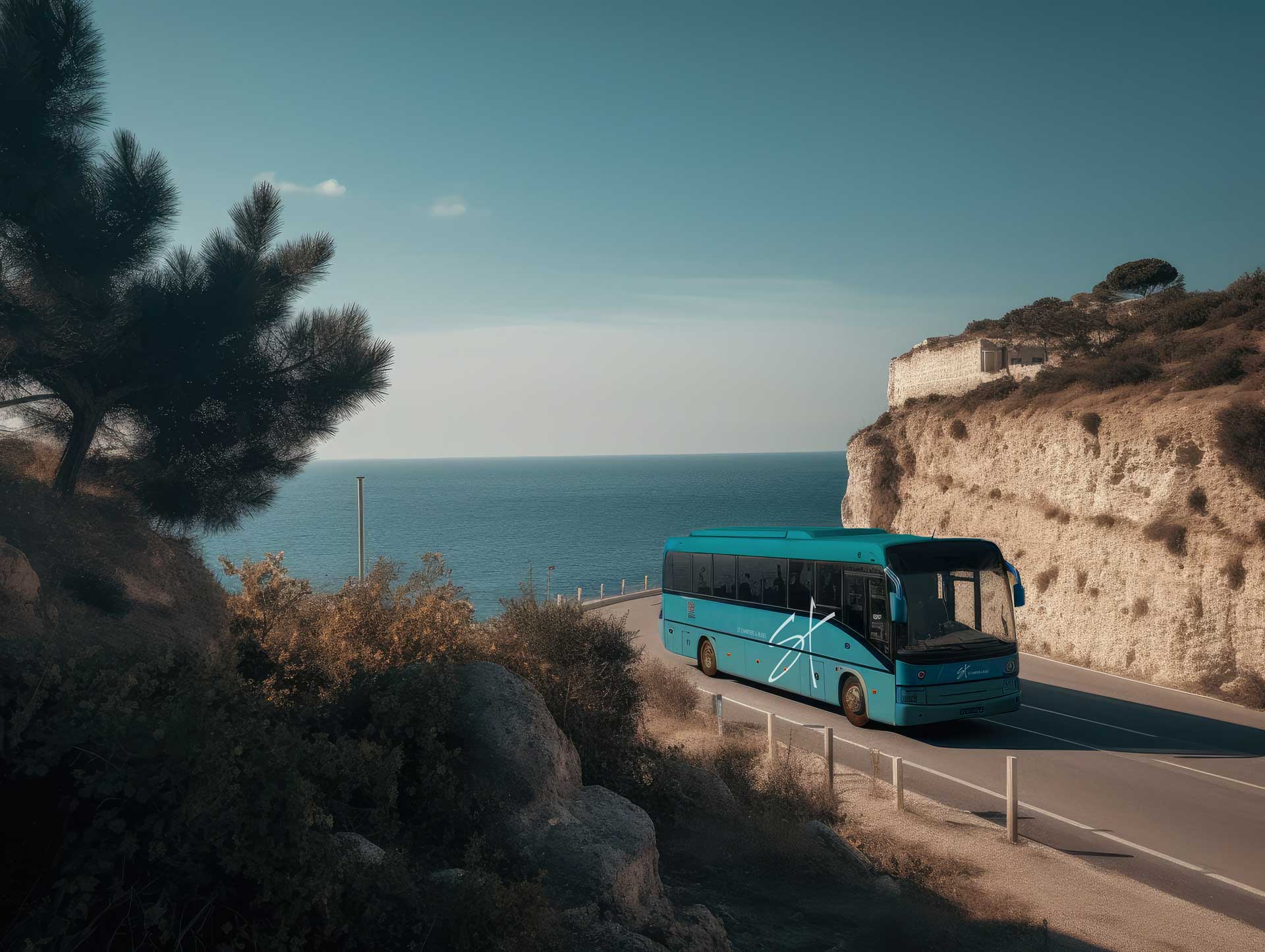 viajes a la playa en autobús